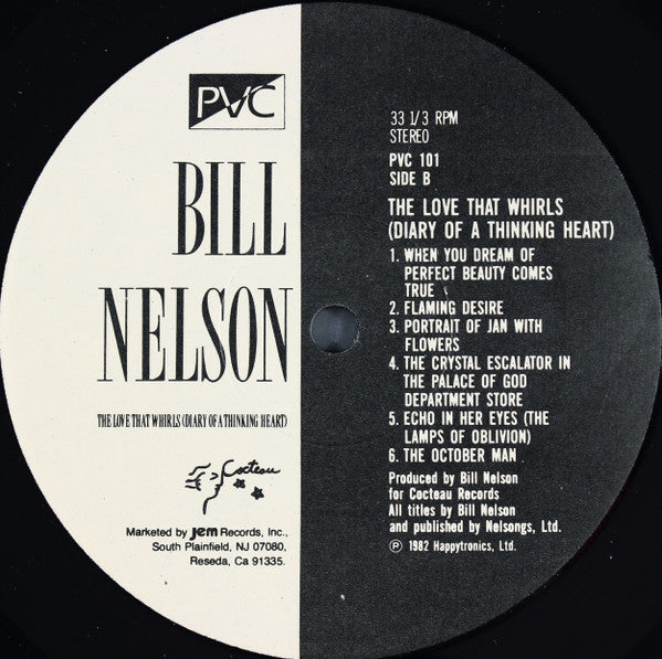 Bill Nelson : The Love That Whirls (Diary Of A Thinking Heart) (2xLP, Album)