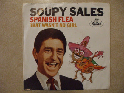 Soupy Sales : Spanish Flea / That Wasn't No Girl (7", Promo)