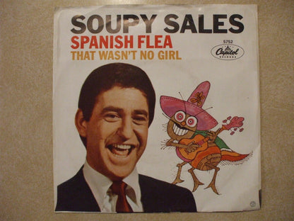 Soupy Sales : Spanish Flea / That Wasn't No Girl (7", Promo)