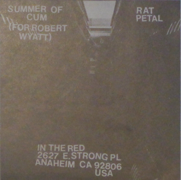 Johnny Hash : Summer Of Cum / Rat Petal (7", Single)