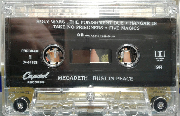 Megadeth : Rust In Peace (Cass, Album, SR)