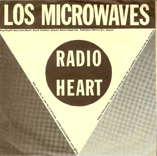 Los Microwaves : Radio Heart / Coast To Coast (7", Single, RP)