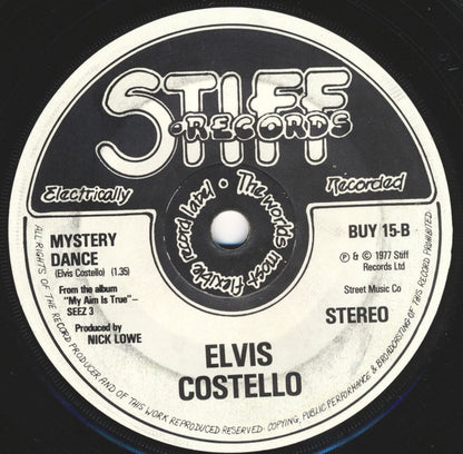 Elvis Costello : Red Shoes (7", Single, Sol)