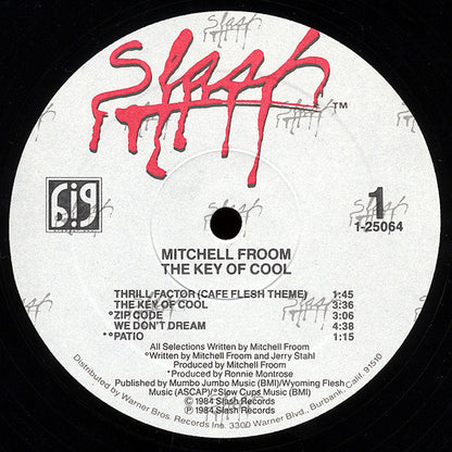 Mitchell Froom : The Key Of Cool (LP, Album)