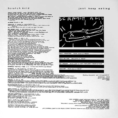 Scratch Acid : Just Keep Eating (LP, Album, Ltd, Spe)