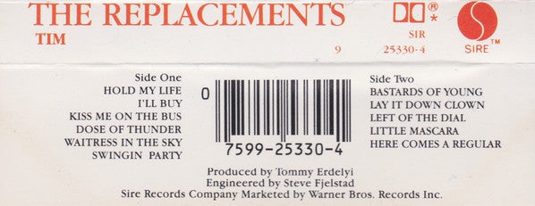 The Replacements : Tim (Cass, Album, SR )