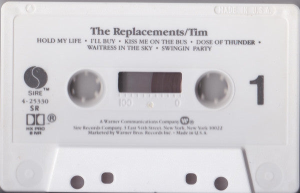 The Replacements : Tim (Cass, Album, SR )