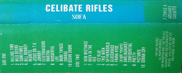 The Celibate Rifles : Sofa (Cass, Advance, Comp, Promo)