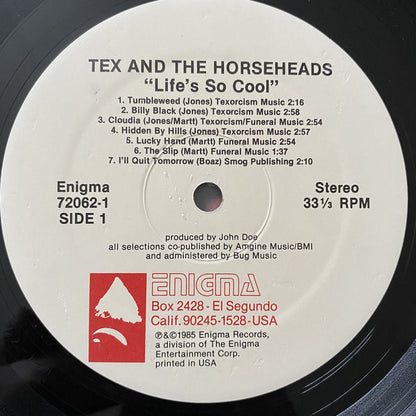 Tex & The Horseheads : Life's So Cool (LP, Album)