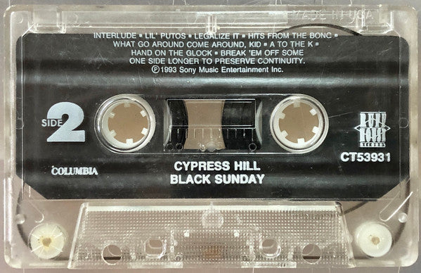 Cypress Hill : Black Sunday (Cass, Album, 100)