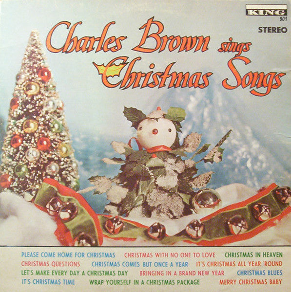 Charles Brown : Sings Christmas Songs (LP, Album, RE, Red)