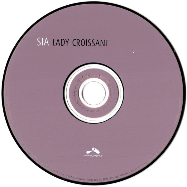 Sia : Lady Croissant (CD, Album)