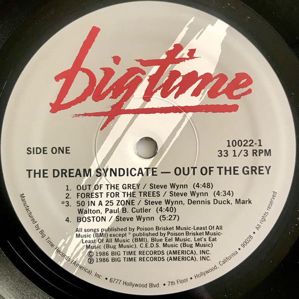 The Dream Syndicate : Out Of The Grey (LP, Album)