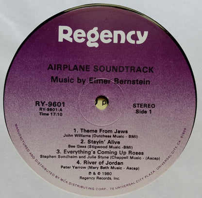 Various : Airplane! Soundtrack (LP, Album, Glo)