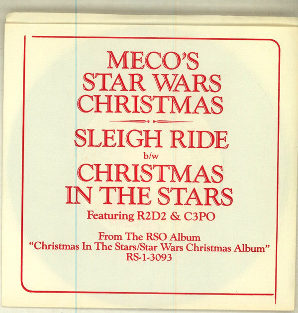 Meco* : Christmas In The Stars / Sleigh Ride (7", Promo)