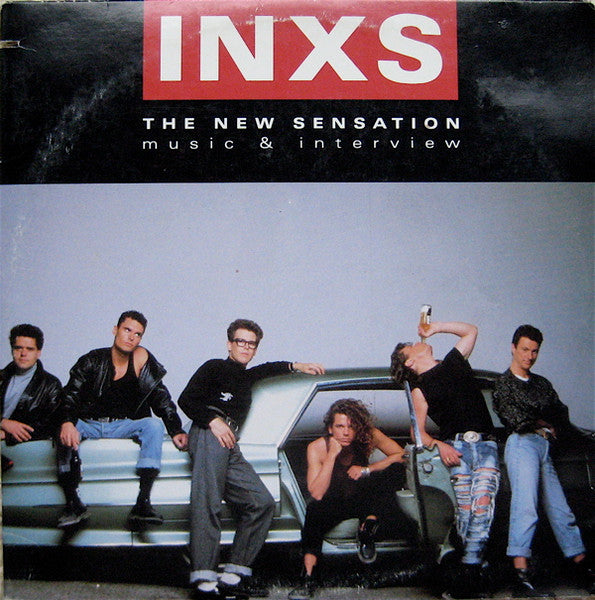 INXS : The New Sensation - Music & Interview (12", Promo + LP, Promo)