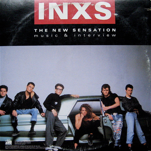 INXS : The New Sensation - Music & Interview (12", Promo + LP, Promo)