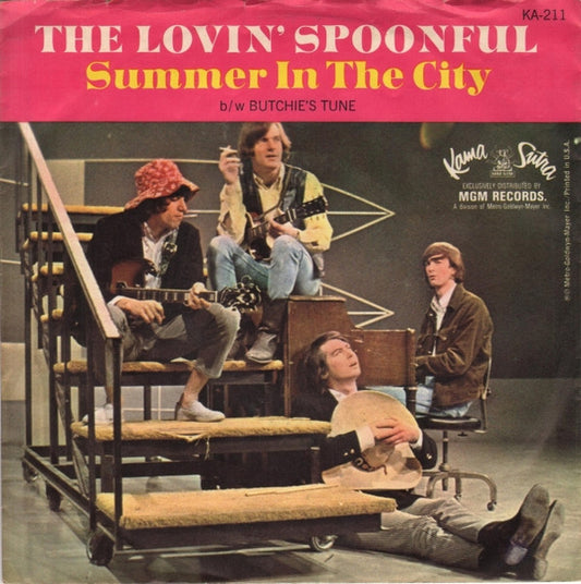 The Lovin' Spoonful : Summer In The City (7", Single)