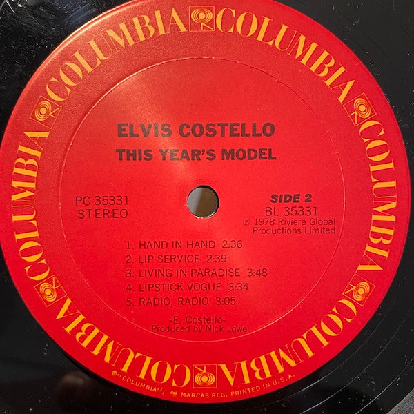 Elvis Costello : This Year's Model (LP, Album, RE)