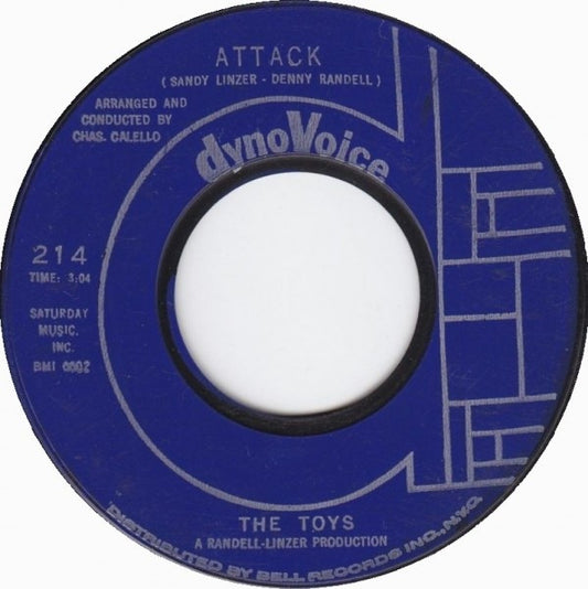 The Toys : Attack / See How They Run (7", Single, Styrene, Bes)