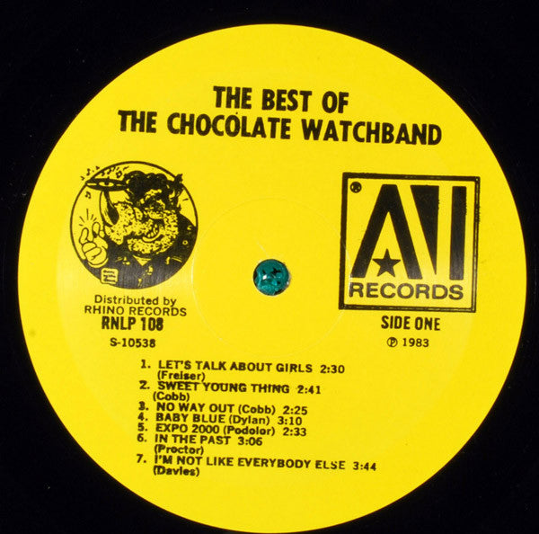 The Chocolate Watchband : The Best Of The Chocolate Watchband (LP, Comp, Yel)