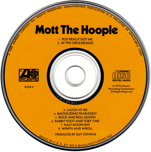 Mott The Hoople : Mott The Hoople (CD, Album, RE)