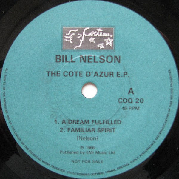 Bill Nelson : The Cote D'Azur E.P. (7", EP)