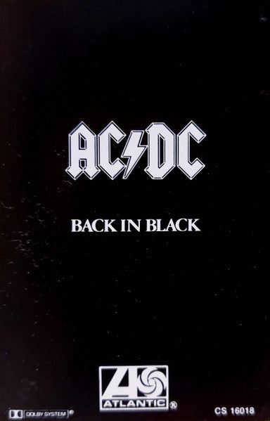 AC/DC : Back In Black (Cass, Album, RE, Dol)