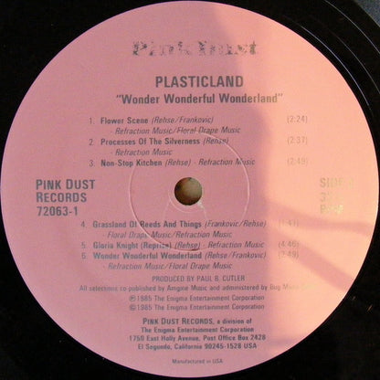 Plasticland : Wonder Wonderful Wonderland (LP, Album)