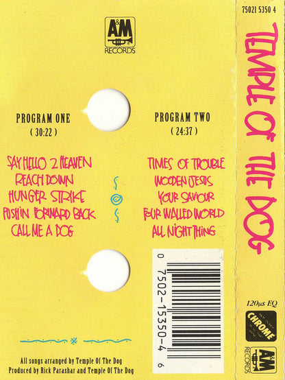 Temple Of The Dog : Temple Of The Dog (Cass, Album, R, )