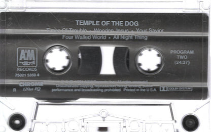 Temple Of The Dog : Temple Of The Dog (Cass, Album, R, )