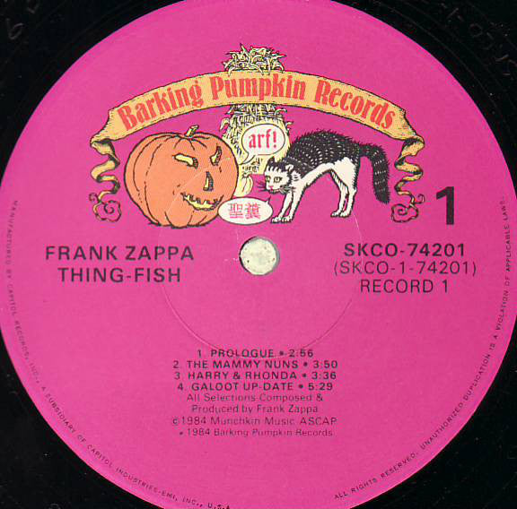 Frank Zappa : Thing-Fish (3xLP, Album + Box)