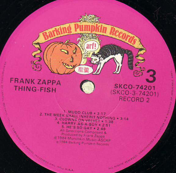 Frank Zappa : Thing-Fish (3xLP, Album + Box)