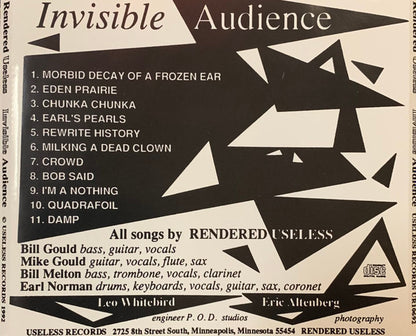 Rendered Useless : Invisible Audience (CD)