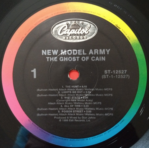 New Model Army : The Ghost Of Cain (LP, Album)