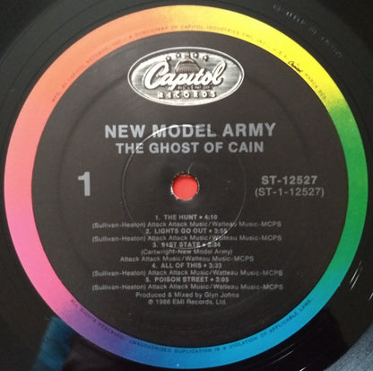 New Model Army : The Ghost Of Cain (LP, Album)