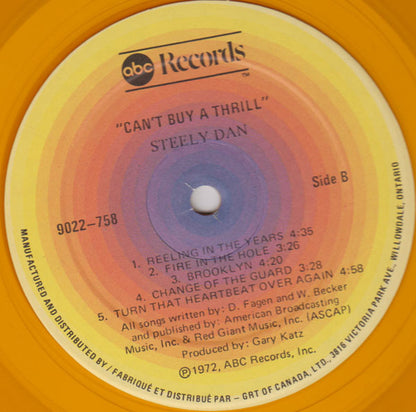 Steely Dan : Can't Buy A Thrill (LP, Album, Ltd, RE, Yel)