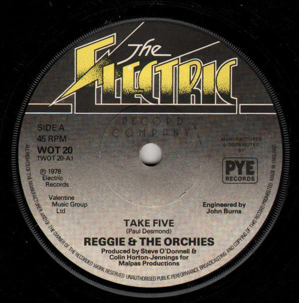 Reggie & The Orchies : Take Five (7", Single)