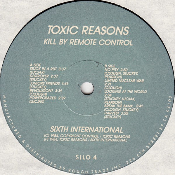 Toxic Reasons : Kill By Remote Control (LP, Album)