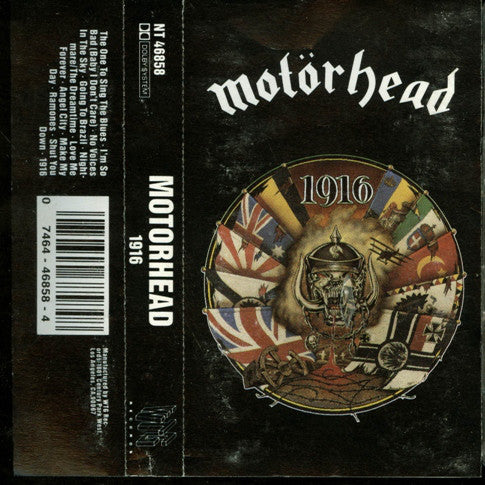 Motörhead : 1916 (Cass, Album)