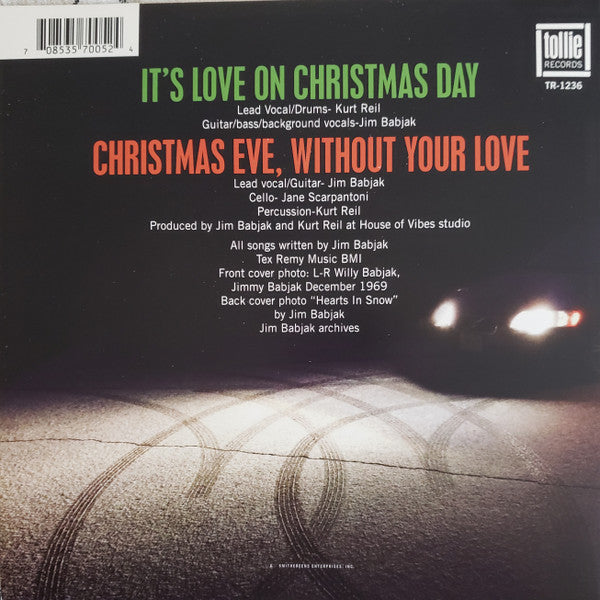 Jim Babjak : It's Love On Christmas Day (7", Single)