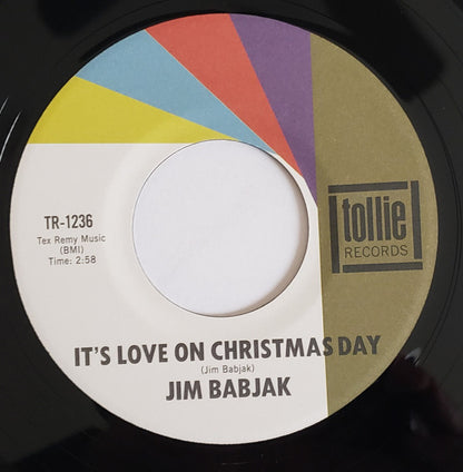 Jim Babjak : It's Love On Christmas Day (7", Single)