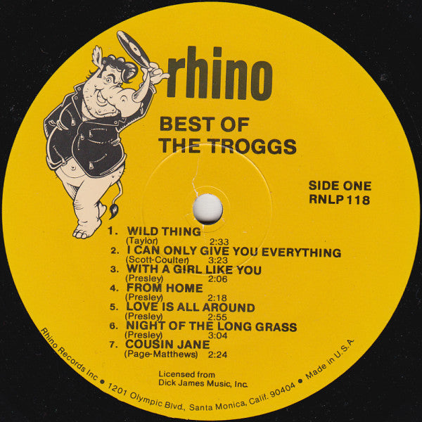 The Troggs : Best Of The Troggs (LP, Comp)