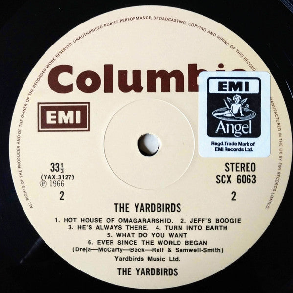 The Yardbirds : The Yardbirds (LP, Album, RE)