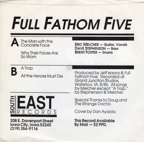 Full Fathom Five (2) : Four Song EP (7", EP)