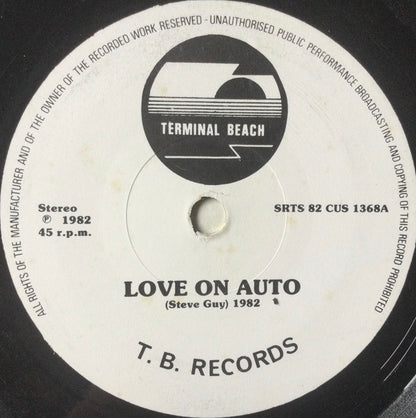 Terminal Beach : Love On Auto / Dark Words (7")