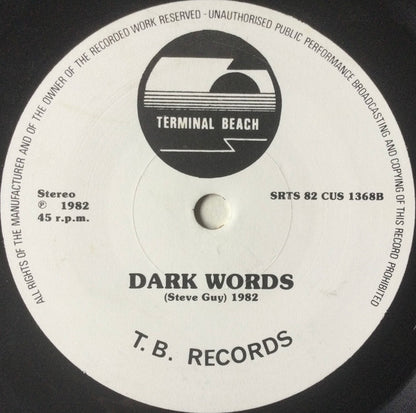 Terminal Beach : Love On Auto / Dark Words (7")