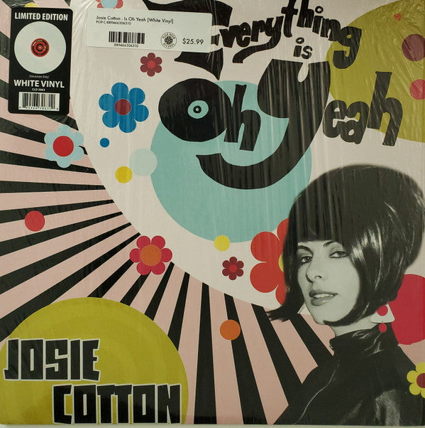 Josie Cotton : Everything Is Oh Yeah (LP, Album, Ltd, Whi)