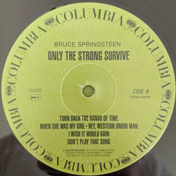 Bruce Springsteen : Only The Strong Survive (LP + LP, S/Sided, Etch + Album)