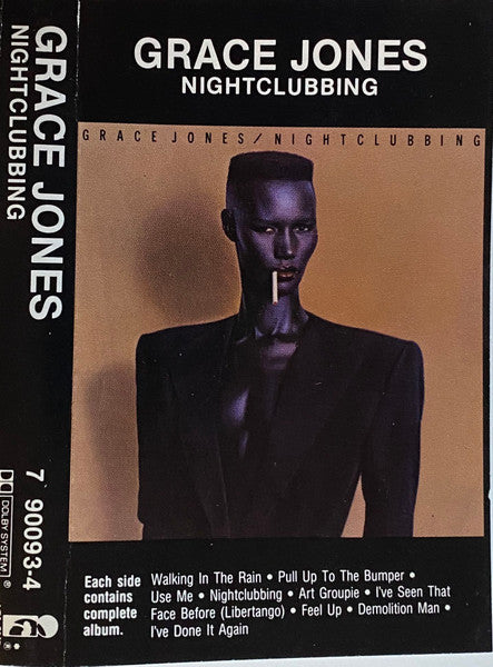 Grace Jones : Nightclubbing (Cass, Album, SR)